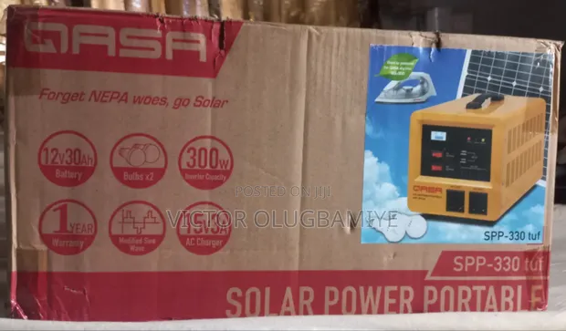Qasa SPP-330 Tuf Solar Generator - Ibadan - 1