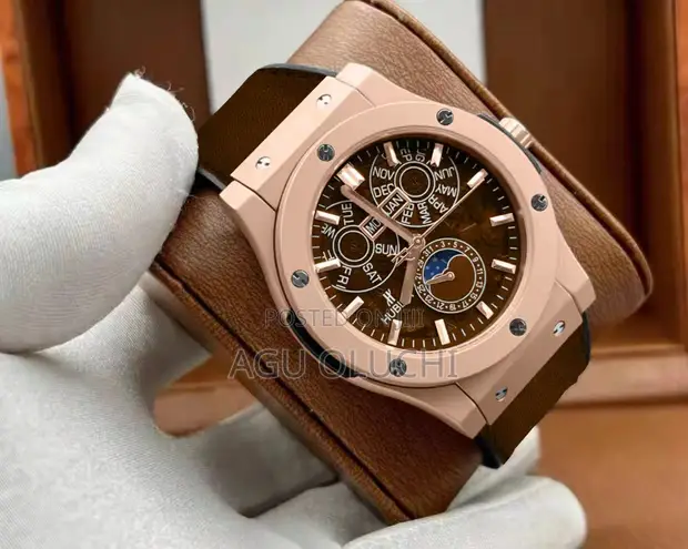 Kayan Hannu na Cartier na Maza da Mata - Brown Leather - 1
