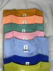 Plain Cotton Polyester T-Shirts - 1