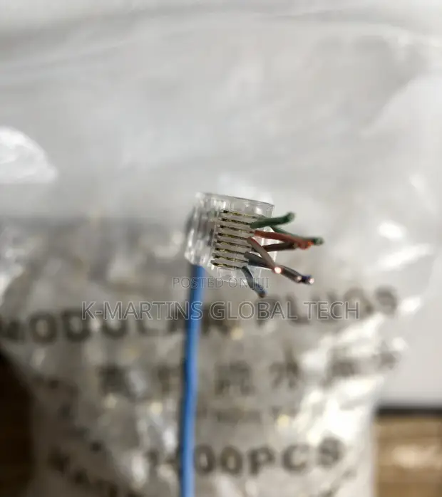 RJ45 Cat6/Cat6A Pass Through Connectors (1000 PCS) - 1