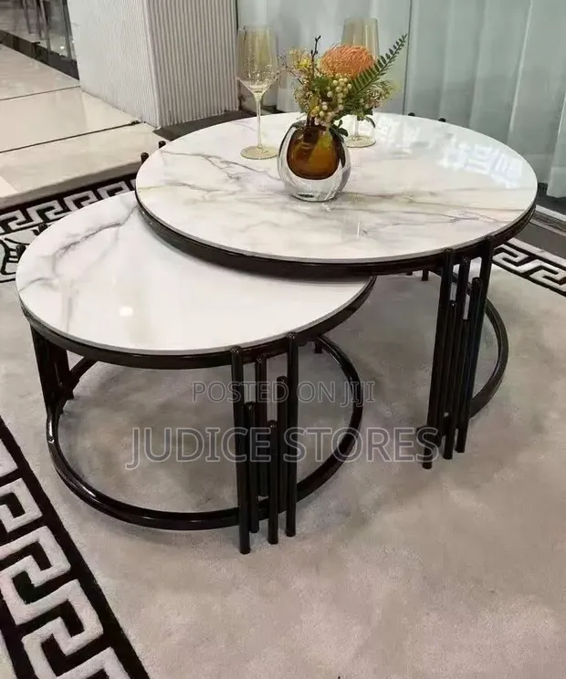 Home Interiors Marble Twin Center Table - 1