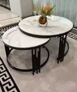 Home Interiors Marble Twin Center Table - 2