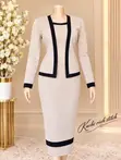 Kachi Rich Stitch Corporate Office Gowns - 3