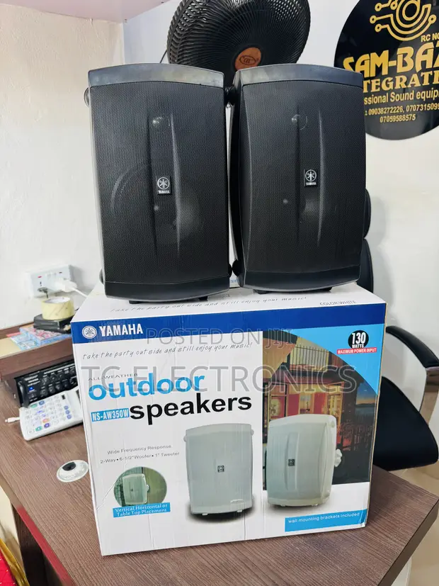 Yamaha NS-AW350W Masu Magana na Waje Duk-Weather - 1