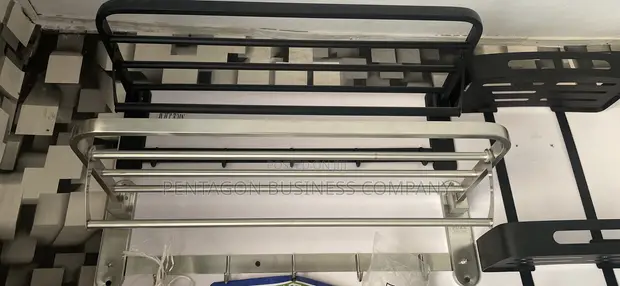 Anka Multifunctional Towel Rail - Sabon Abu - 1