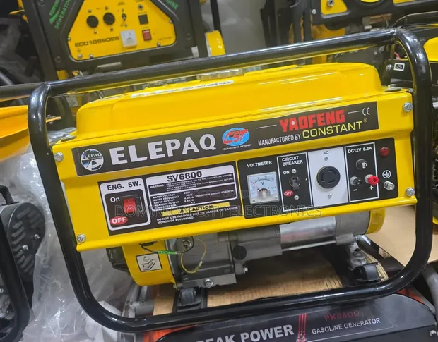 Elepaq SV6800M 4.5KVA Mai Amfani da Fetur (100% Ƙarfe na Copper) - 1
