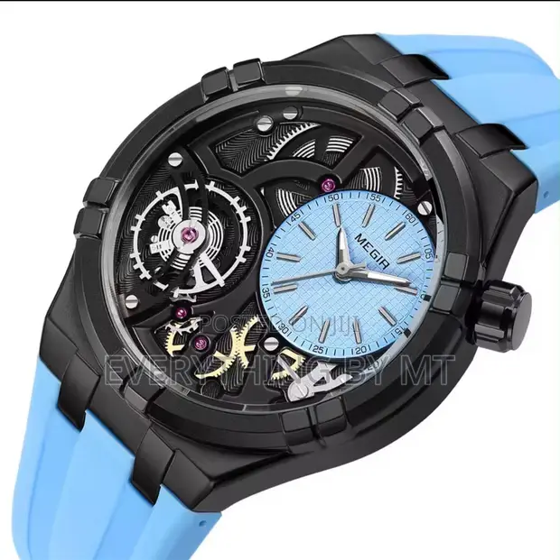 High Quality Megir Rubber Watch - Brand New - 1