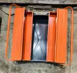 Orange 5-Compartment Cantilever Metal Tool Box - 2