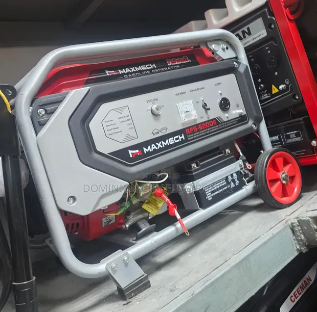 Maxmech 4.5kva Petrol Generator RFS5200E (100% Copper Coil) - 1