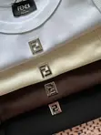 Fendi Tank Top Mai Laushi Mai Launi Ba Igwa - 3