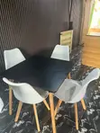 Home Interiors Restaurant Table and 4 Chairs - 1