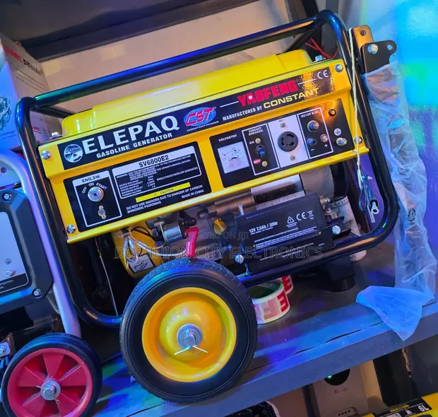 Brand New Elepaq Constant Petrol Generator 4.5kva 100% Copper - 1