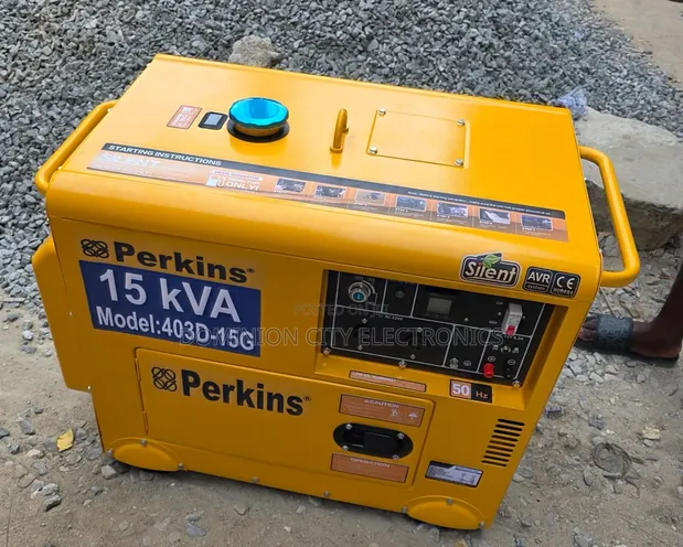 New 15kva Perkins Diesel Soundproof Generator (100% Copper) - 1