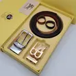 Luxury Gucci & Burberry Leather Belts tare da Pendants 2 masu Canzawa - 3