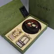 Luxury Gucci & Burberry Leather Belts tare da Pendants 2 masu Canzawa - 4