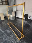Home Interiors Gold Movable Clothes Rack - 2