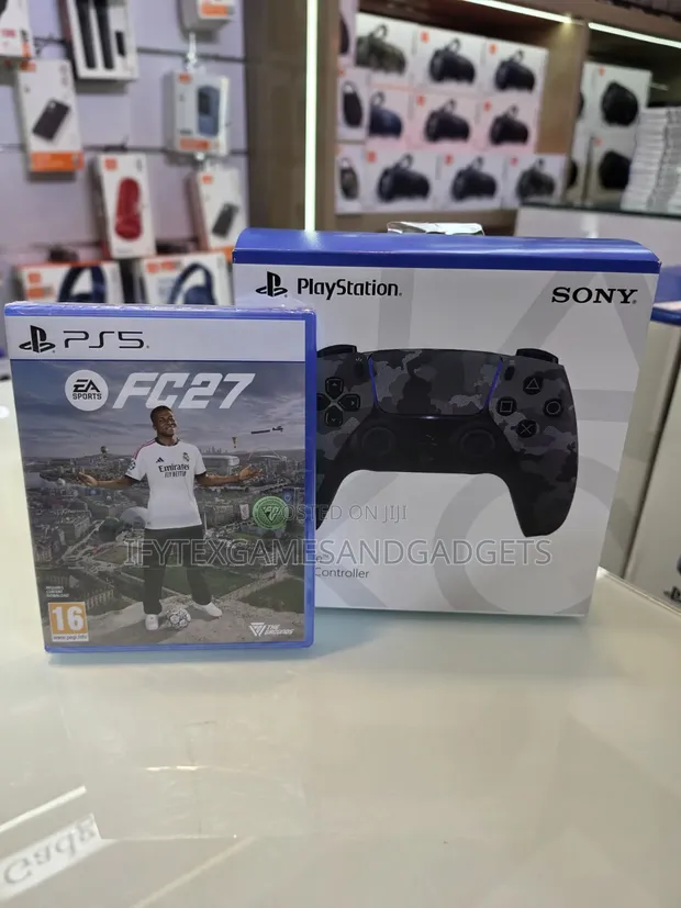 EA Sports FC 27 Disc (PS5/PS4) & New PS5 Controller - 1