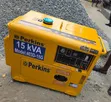 15kva Perkins Diesel Soundproof Generator - 1 Year Warranty - 1