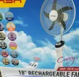 Qasa 18-Inch Curved Rechargeable Fan - 2