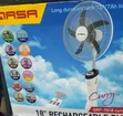 Qasa 18-Inch Curved Rechargeable Fan - 2