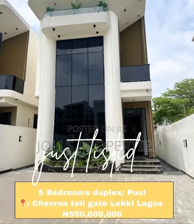 5-Bedroom Duplex for Sale in Chevron, Lekki - 1