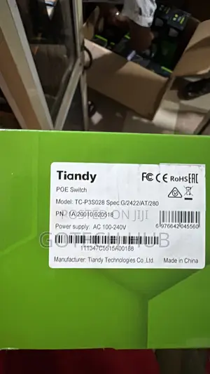 Tiandy 24-Port Gigabit PoE Switch TC-P3S028