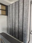 Padded Grey Fluted Wall Panel - 2
