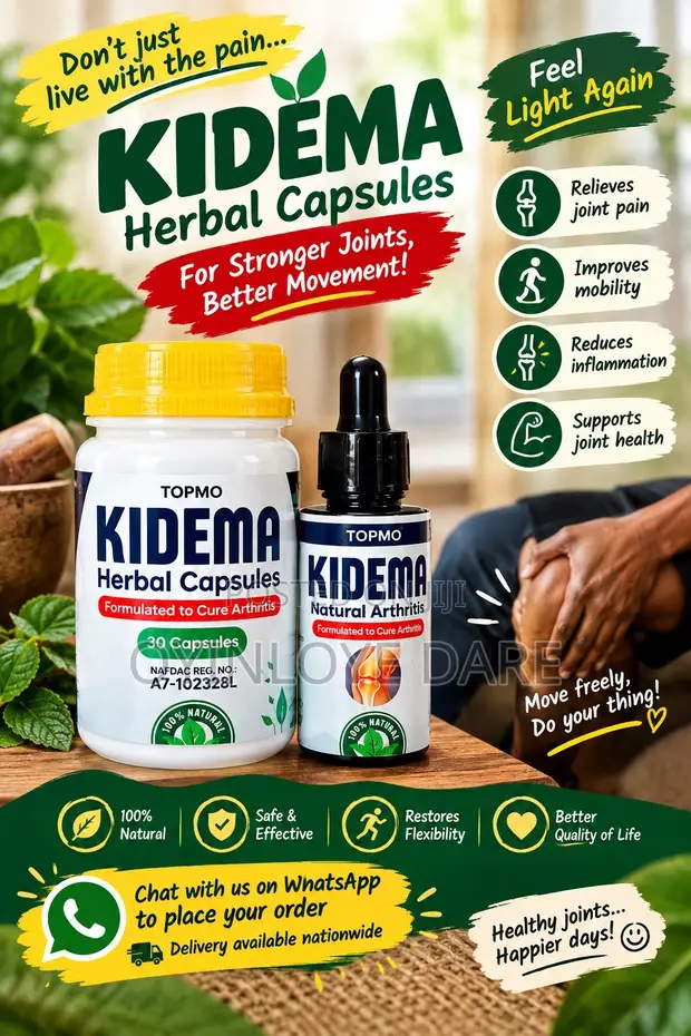 Kidema Herbal Capsules & Oil for Joint Care - 1