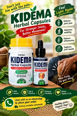 Kidema Herbal Capsules & Oil for Joint Care