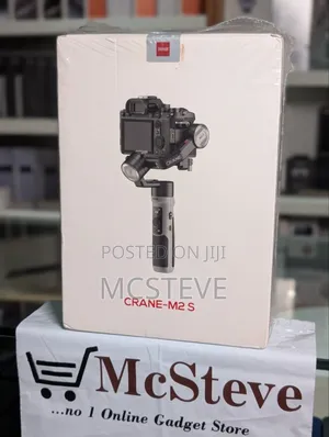 Zhiyun Crane M2S 3-Axis Gimbal ga Kamera, GoPro, Wayar Hannu