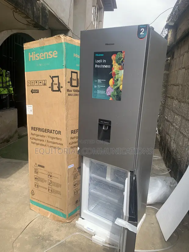 Hisense 264L Double Door Refrigerator - Model 35DCB - 1