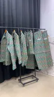 African Print Denim T-Shirt - 2