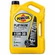 Pennzoil Platinum SAE 5W-30 Full Synthetic Motor Oil - 4.73L - 1