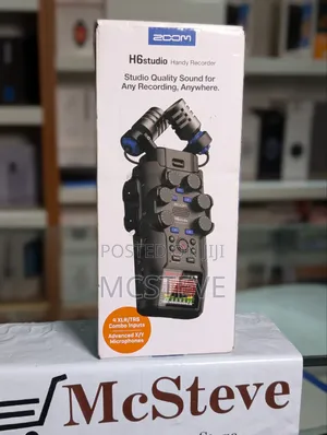 Zoom H6 Studio 8-Track 32-Bit Float Handy Recorder