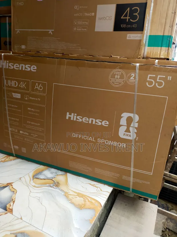 Hisense 55-Inch 4K Smart TV (A6 Series) - 1