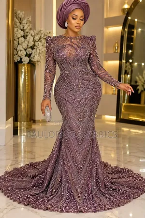 Luxury Beaded Lace Fabric - Celebrity Standard