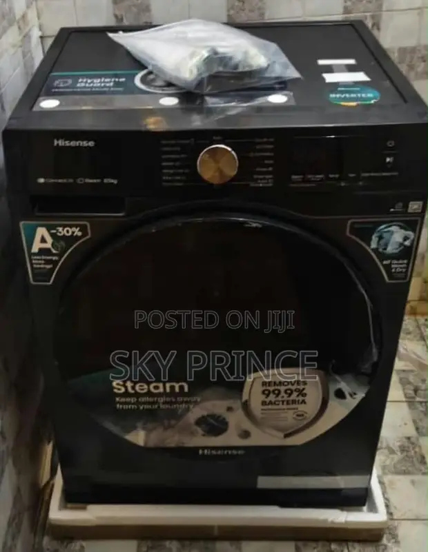 8kg Hisense Wanki da Bushewar Mashin Wanki - 1
