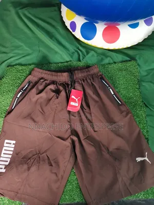 Men's Adidas Sports Shorts - Brown, Size M-4XL