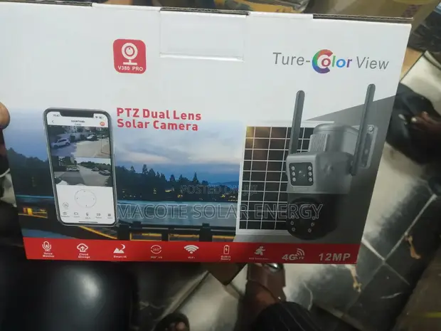 12MP Solar Camera with Two Lenses - 1