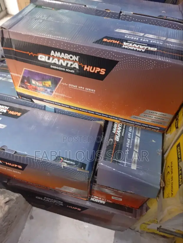 Brand New 200Ah 12V Amaron Quanta Dry Cell Solar Battery - 1