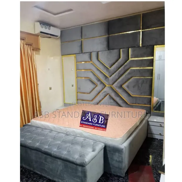 Home Interiors Bedframe with Dressing Mirror - 1
