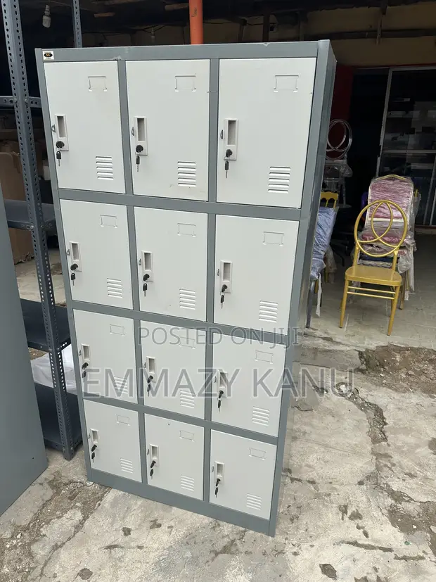 Quality Imported 3x6ft 12-Door Storage Cabinet - 1