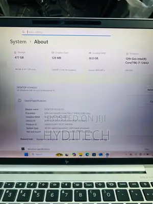 HP EliteBook 840 G9 Laptop - 16GB RAM, 512GB SSD, Core i7