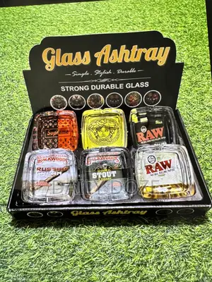 Durable Glass Ashtray - Various Designs