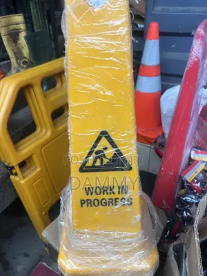 Brand New 3M Four-Sided Pyramid Safety Cone