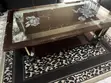 8 Seater Sofa Set with Tempered Glass Centre Table & TV Shelf - 1