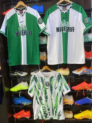Nigeria Jersey na Kwallon Kafa - Manya da Yara | Kyauta Gyara Suna