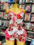 Ladies 2-in-1 Nightwear Set: Top & Shorts - 2
