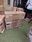Polystar 1.5HP Inverter AC - White/Gold - 2