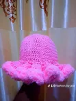 Crochet Ruffle Hat - 1